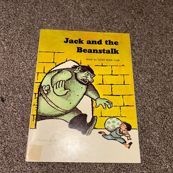 •5 FOR $10 KIDS TOYS• Jack & The Beanstalk 33 1/3 RPM PB Book + Record 1965 - Picture 2 of 11